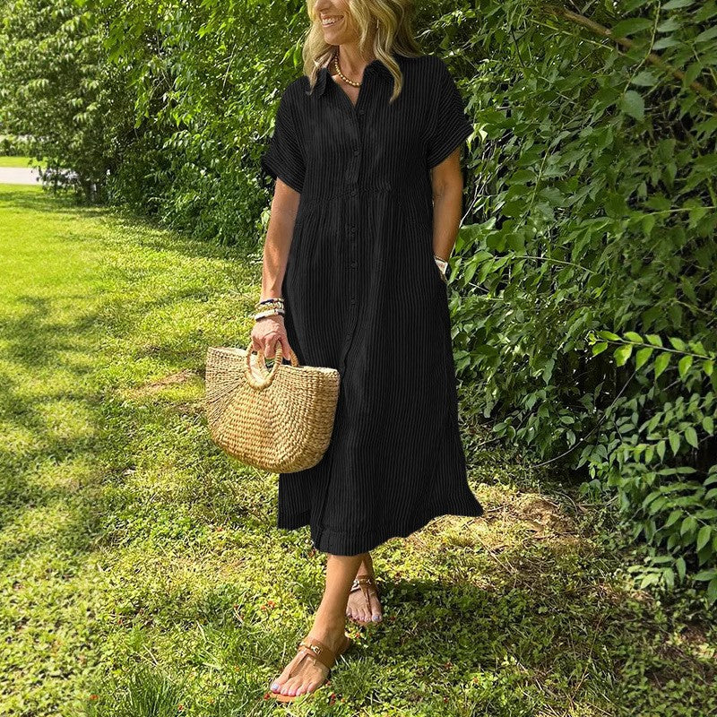 Valentina Rossi Linear Grace Midi Dress
