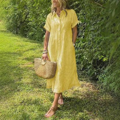 Valentina Rossi Linear Grace Midi Dress