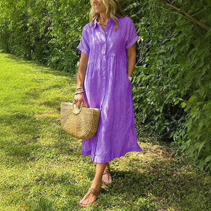 Valentina Rossi Linear Grace Midi Dress