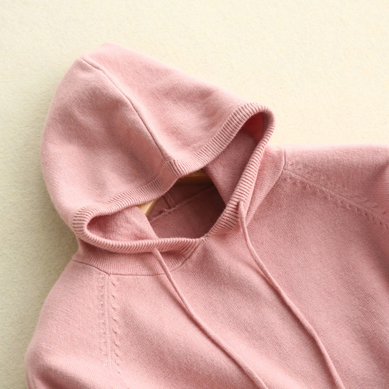 Cozy Lightweight Soft Knit Hoodie