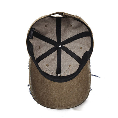 Casquette de baseball en denim Retro Wings