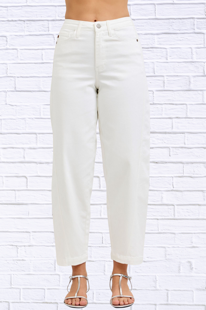 Judy Blue High-Waisted Rigid Magic Panel Barrel Jeans