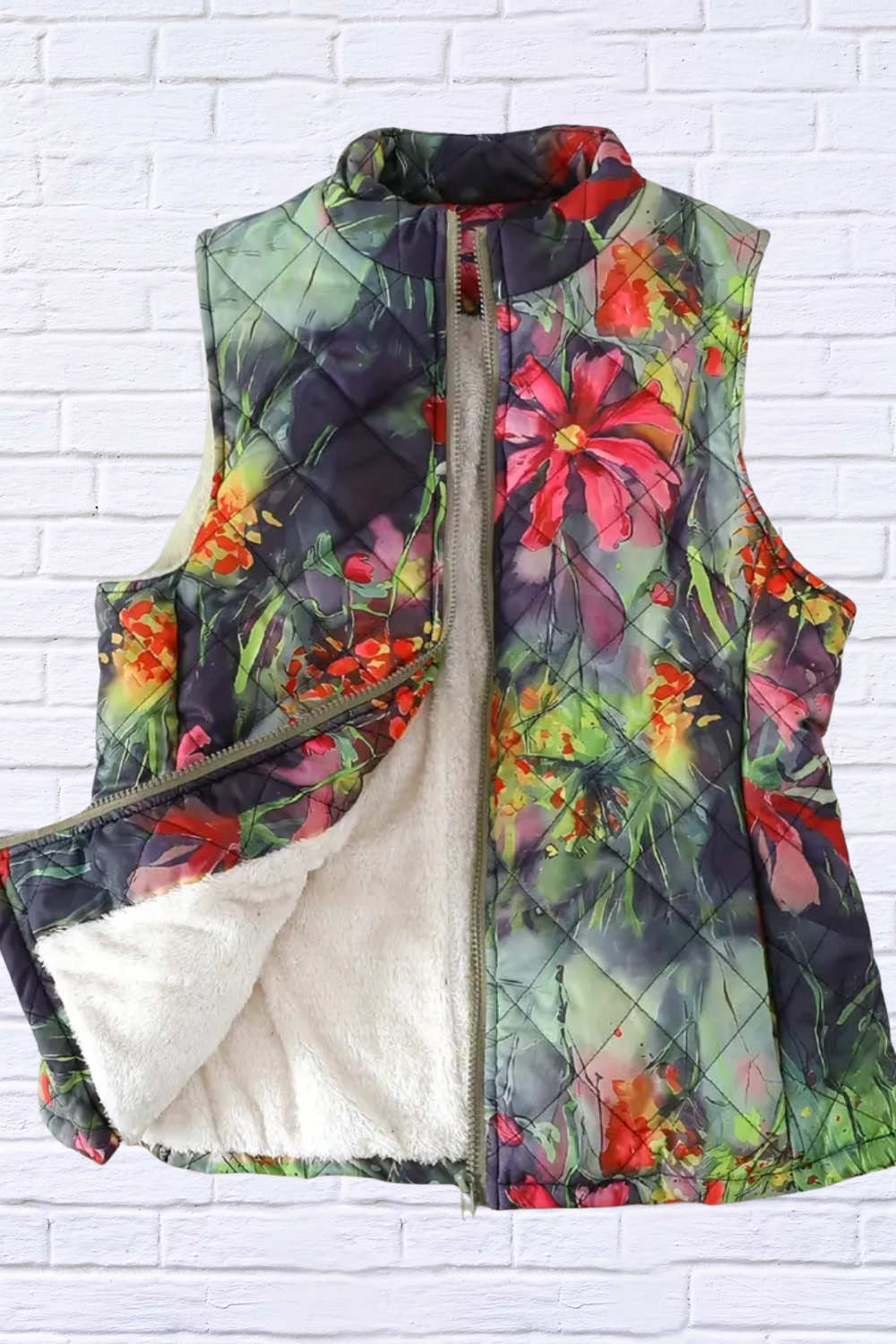 Floral Printed Vest