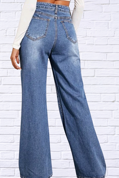 High Waist Wide Leg Jeans