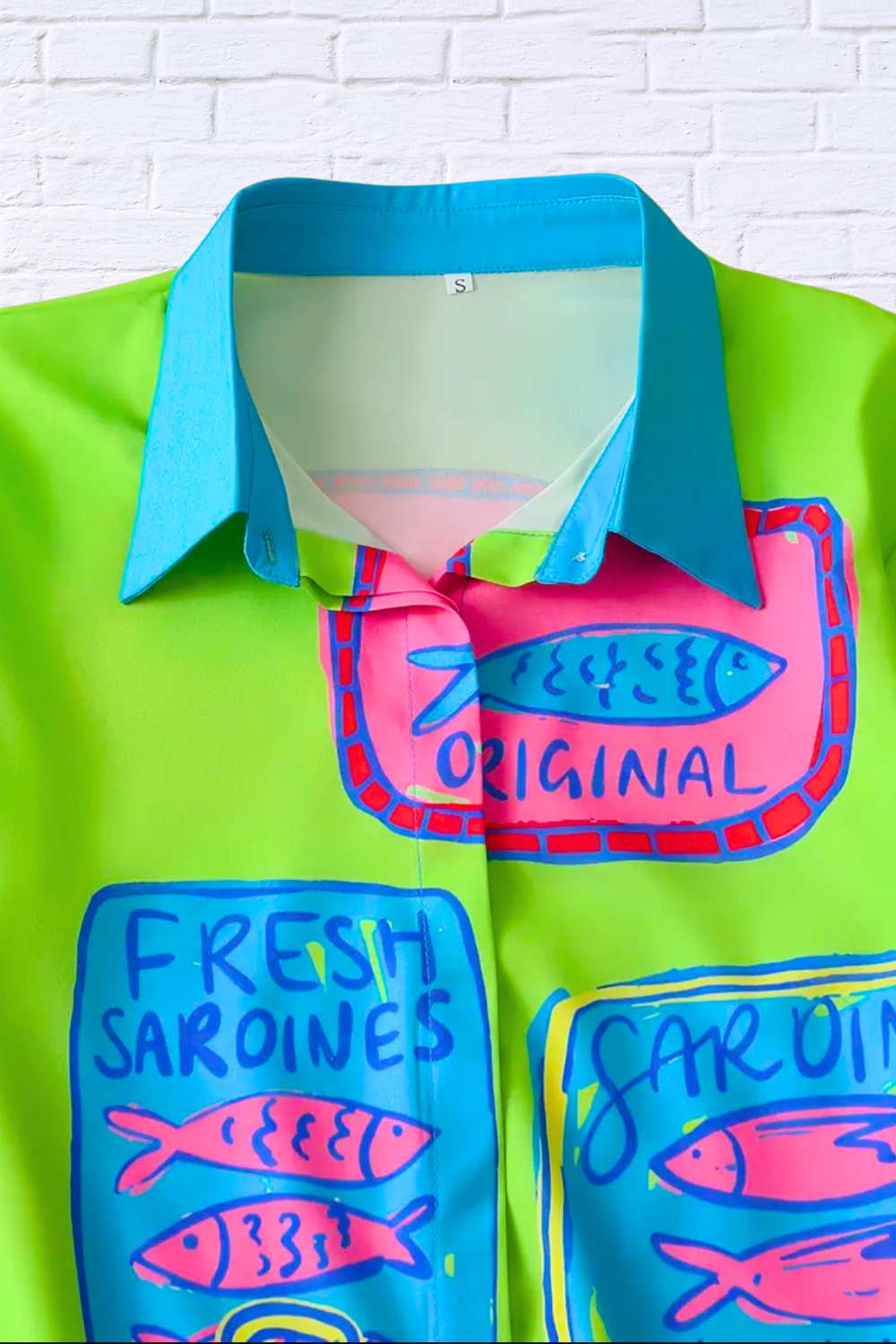 Fun, Bold, Eye-Catching Long Sleeved Elastic Waist Pants Set – Lime Green and Turquoise