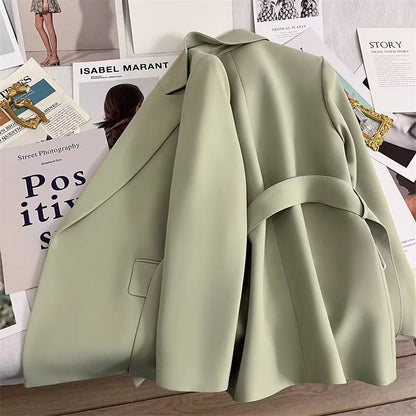 Elise Leroy Belted Botanica Blazer