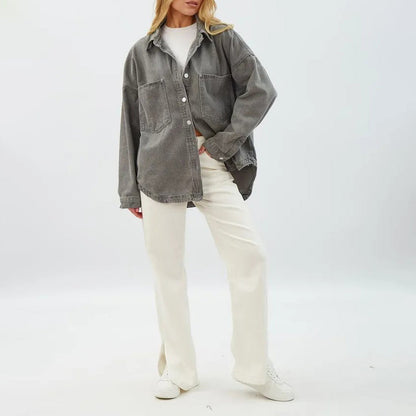 Veste en jean classique Elise Leroy