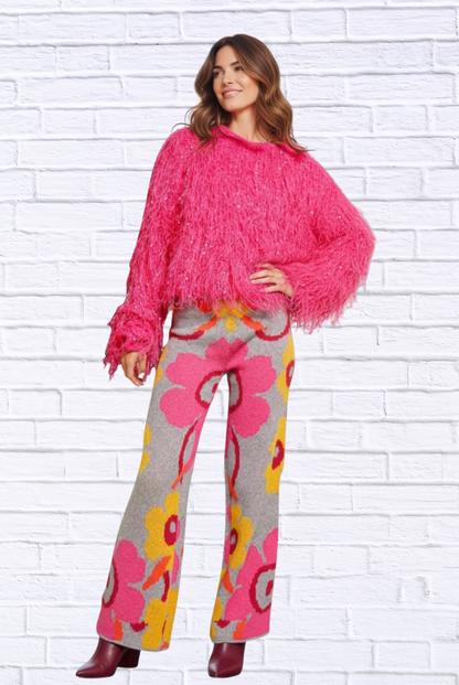 Printed Floral Pants