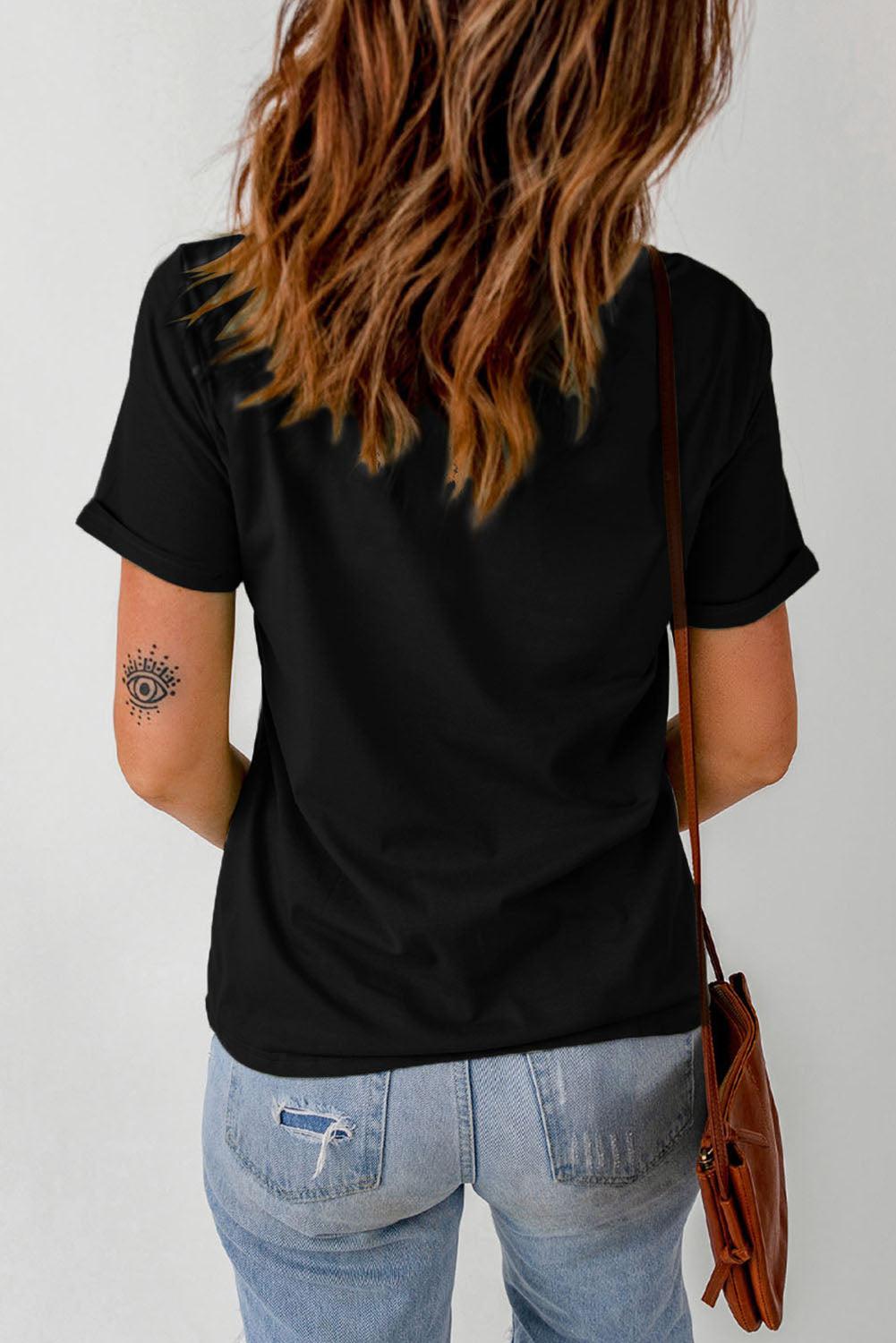 Blue Zone Planet | Graphic Cuffed Sleeve T-Shirt