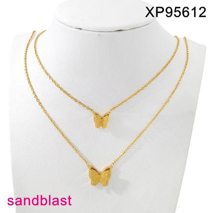 18K Gold Plated Pendant Chain Necklace