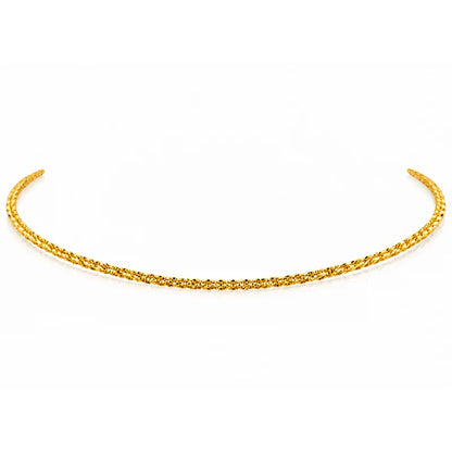 Elegant 18K Gold Plated Necklace for Women Daily Waterproof Tarnish Free Women Jewelry