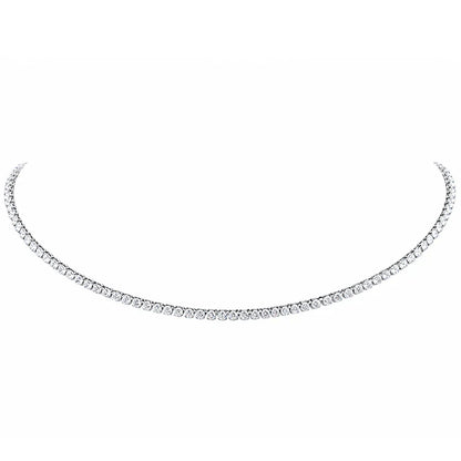 Stainless Steel Tennis Necklace