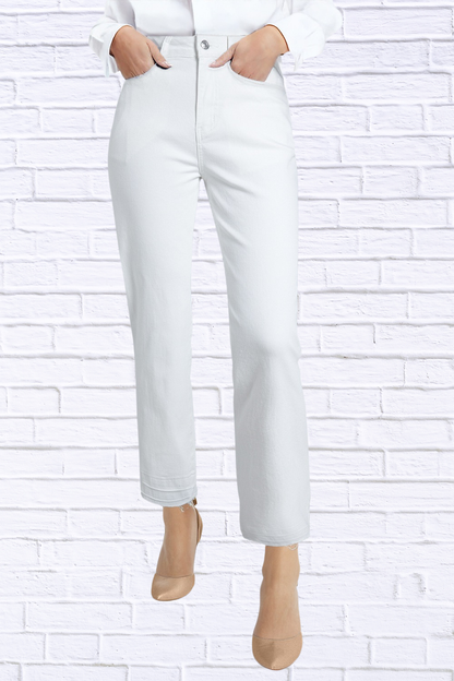 High-Waisted Straight Leg Jeans for Women | Flattering Classic Denim