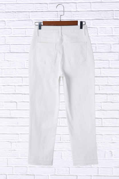 High-Waisted Straight Leg Jeans for Women | Flattering Classic Denim