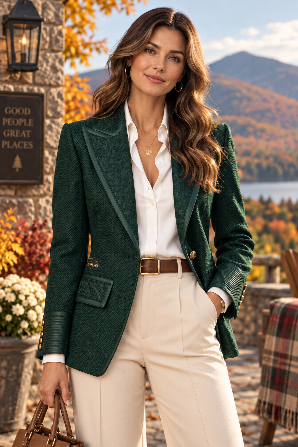 Lapel Collar Slim Fit Blazer | Plus Size