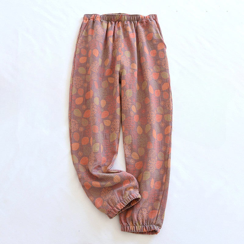 La Leggerezza Botanical Pants by Giuliana