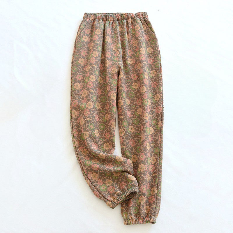 La Leggerezza Botanical Pants by Giuliana