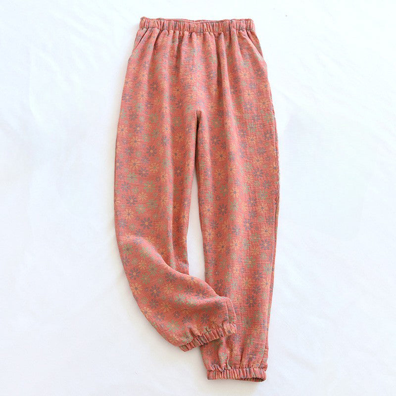 La Leggerezza Botanical Pants by Giuliana