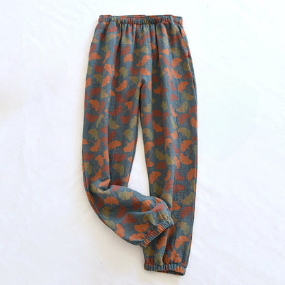 La Leggerezza Botanical Pants by Giuliana