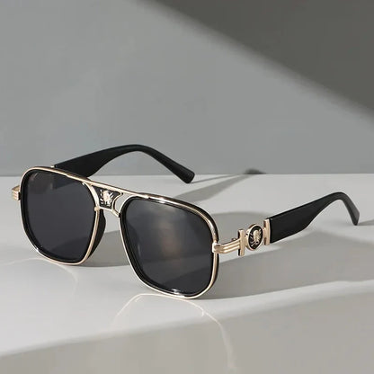 Luxe Gold Frame Polarized Aviator Sunglasses