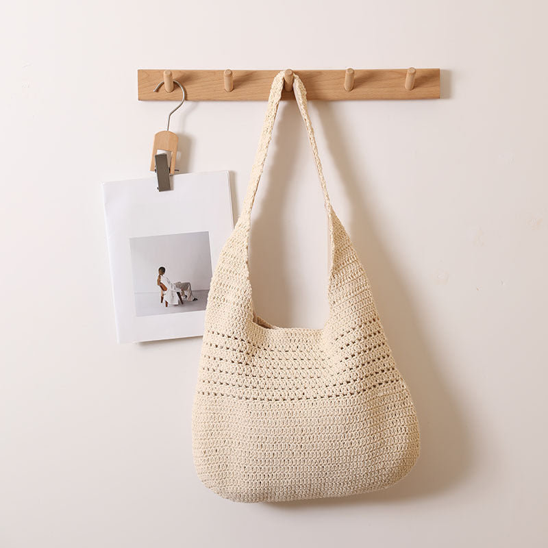 Casual Versatile Crochet Rope Bag