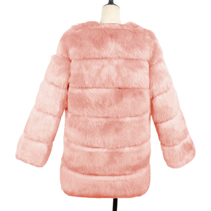Faux Fur Long Coat