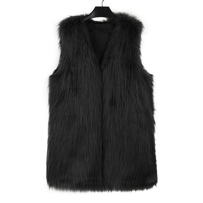 Faux Fur Vest Top