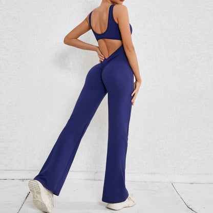 Sexy Open Back Jumpsuit