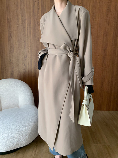 Trench Coat Long Autumn Winter