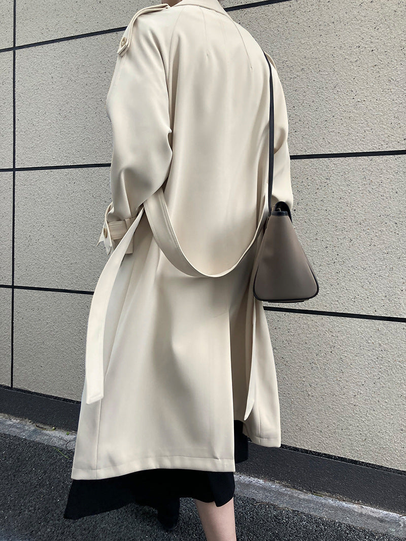 Draping Loose Trench Coat