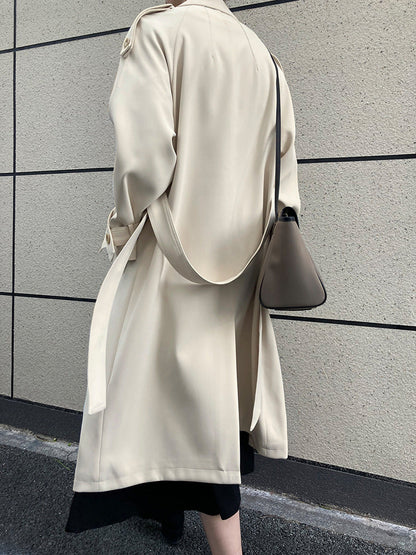 Draping Loose Trench Coat