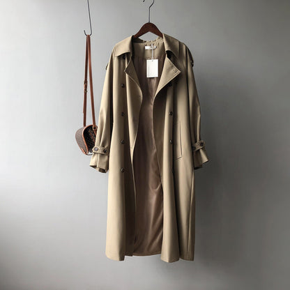 Elegant Loose-Fit Trench Coat