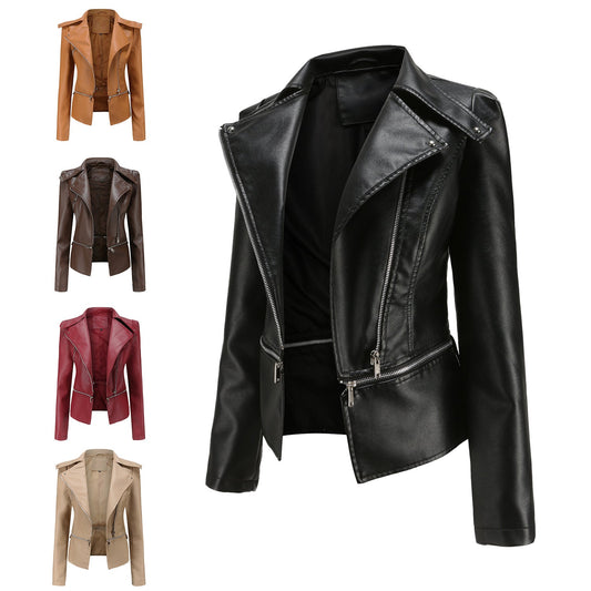 Faux Leather Coat Day to Night Jacket