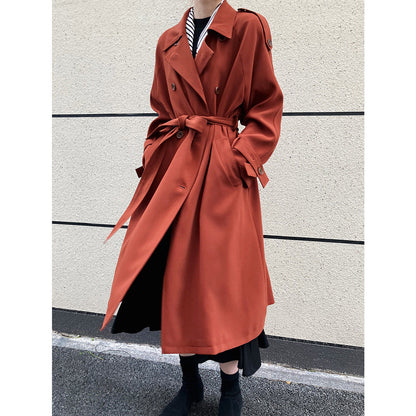 Draping Loose Trench Coat