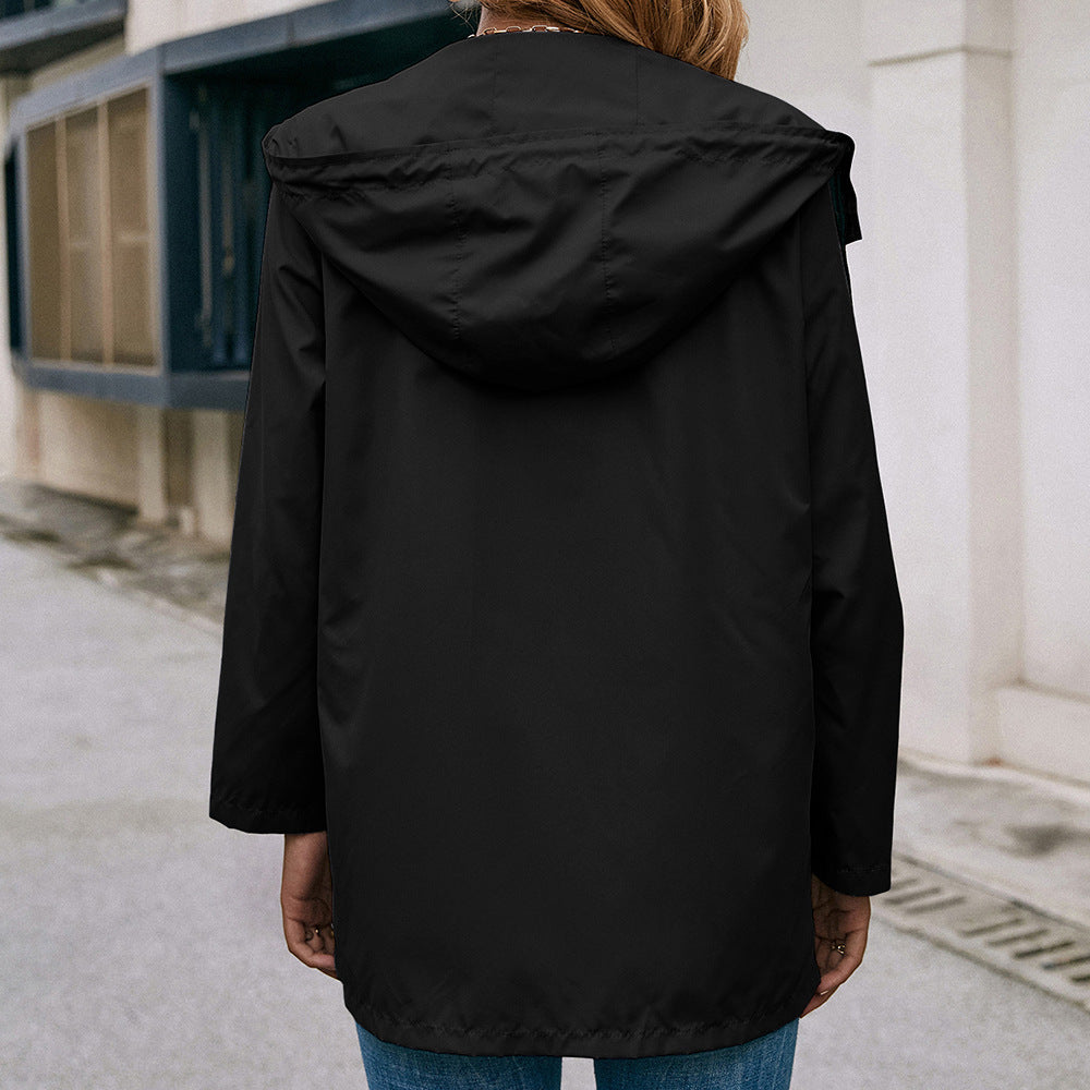 Waterproof Hooded Raincoat