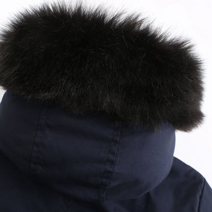 Fleece Lined Hooded Parka Jacket