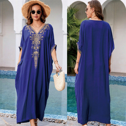 Audrey Gorgeous Blue Kaftan