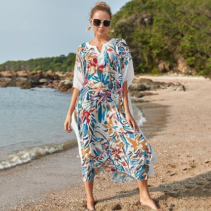 Ally Floral Printed Kaftan