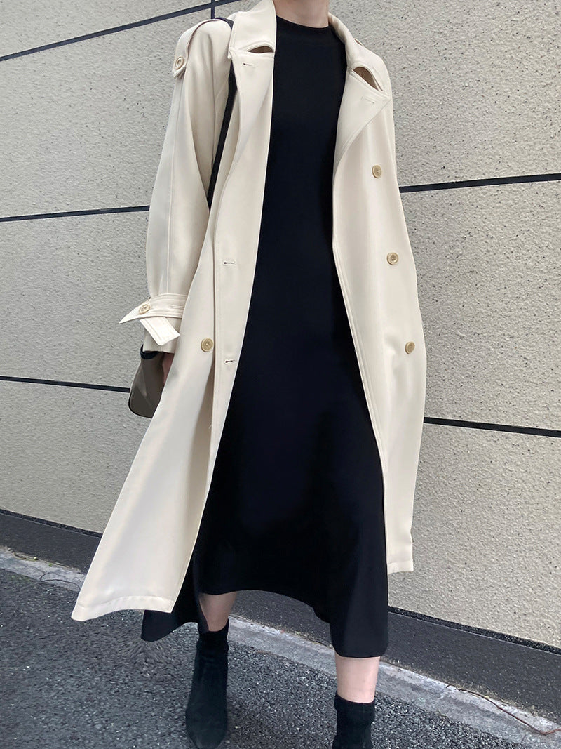 Draping Loose Trench Coat
