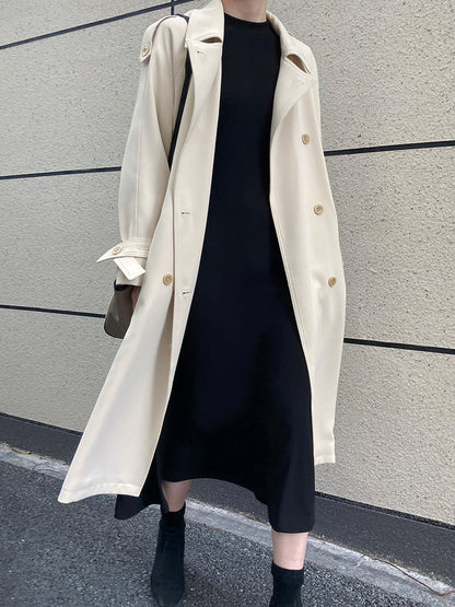 Draping Loose Trench Coat