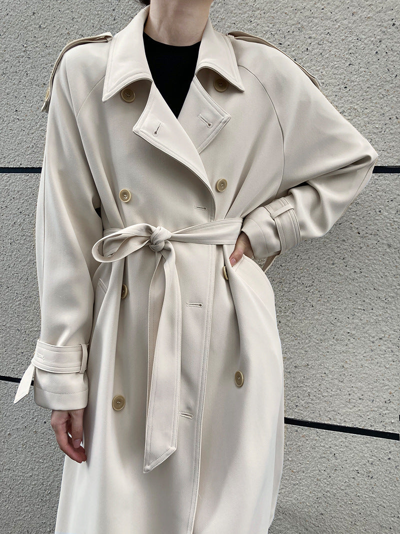 Draping Loose Trench Coat