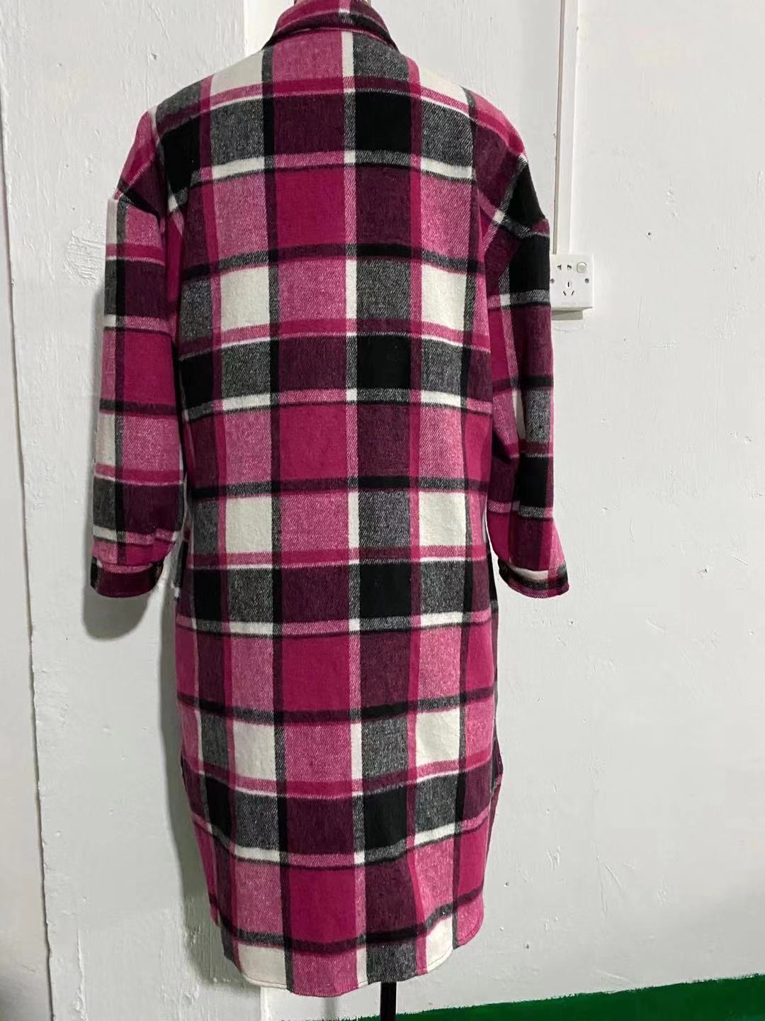 Plaid Long Coat