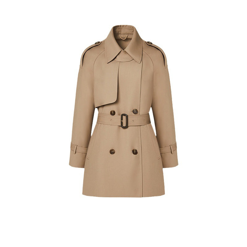 Elegant Mid-Length Trench Coat