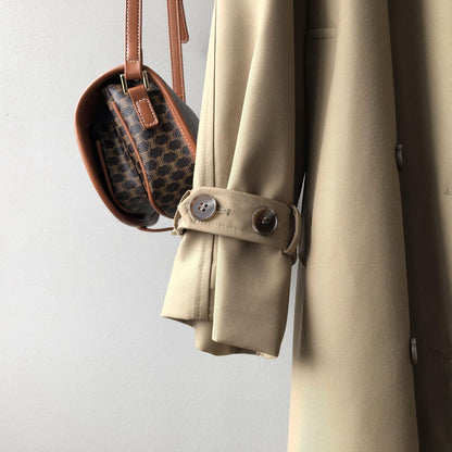 Elegant Loose-Fit Trench Coat