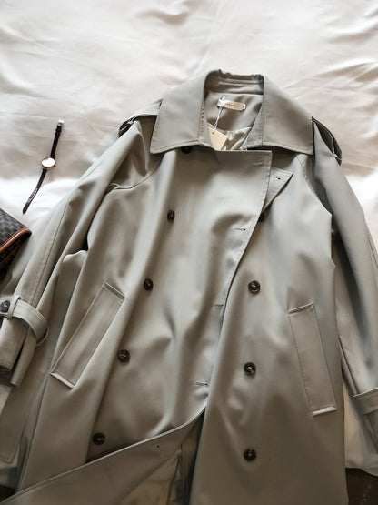 Elegant Loose-Fit Trench Coat