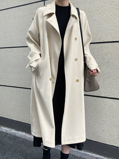 Draping Loose Trench Coat