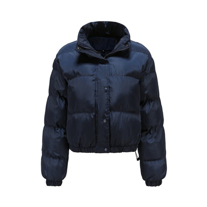 Long Sleeve High Collar Padded Jacket