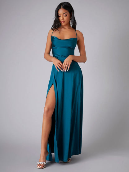 Solid Sexy Special Occasion Dress