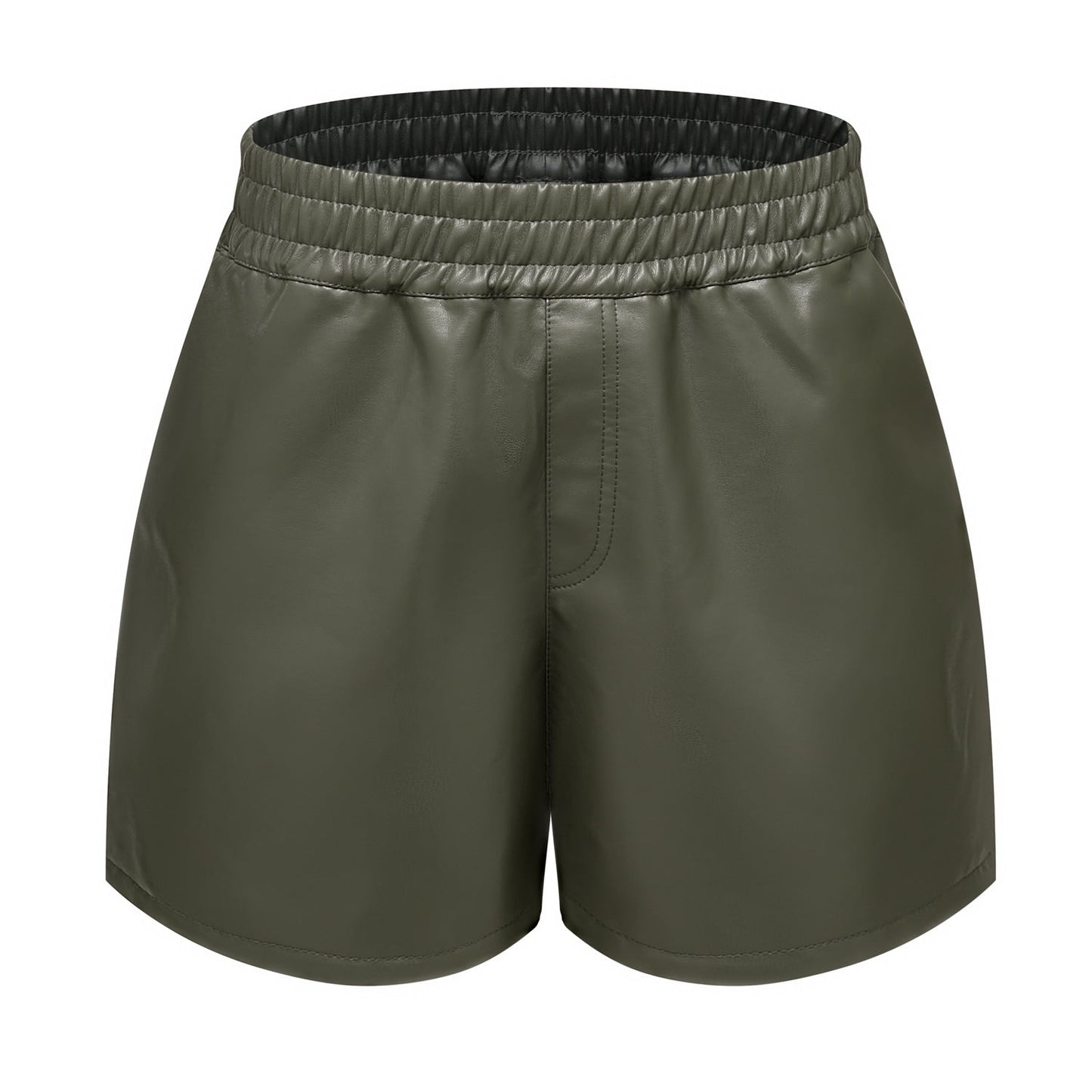 Dani Faux Leather Shorts Casual
