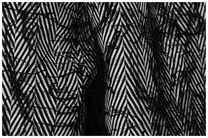 Contrast Color Star Trench Coat